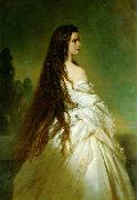 Franz Xaver Winterhalter Elisabeth Kaiserin von osterreich oil painting